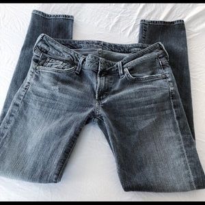 Citizens of Humanity black grey skinny jeans Sz 29